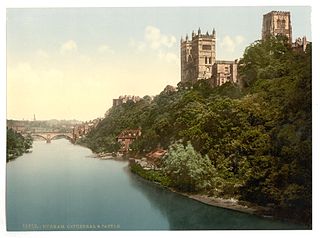 The_cathedral_and_castle_from_the_bridge,_Durham,_England-LCCN2002696728