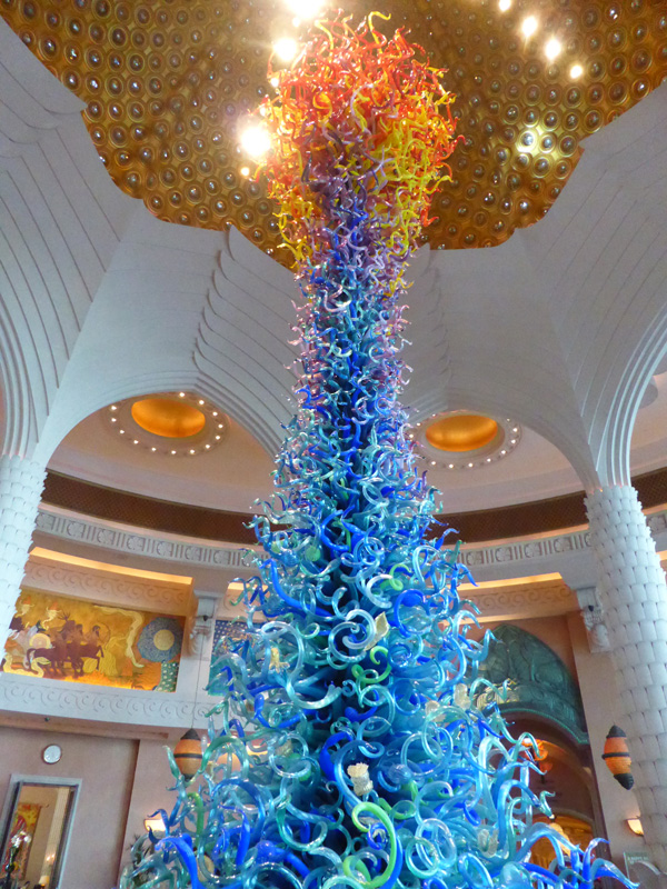A Murano glass ornament - Dubai size