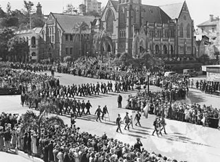 Anzac Day procession, c. 1937