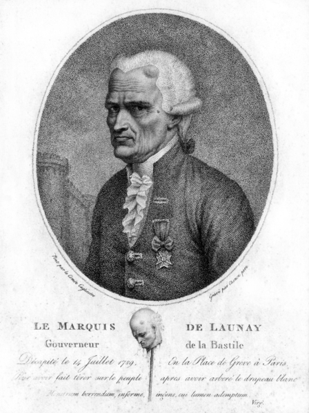de Launay, engraving by Chenon