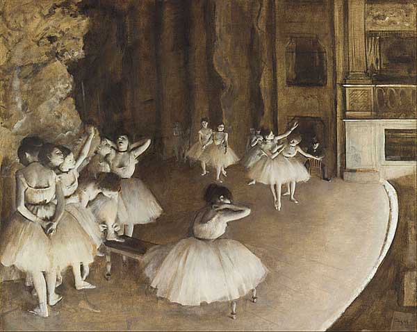 'Ballet Rehearsal' by Degas (1874)