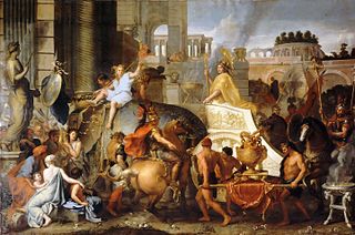 Not with a bang, but a whimper..."Entry of Alexander into Babylon" by Charles Le Brun (Louvre)
