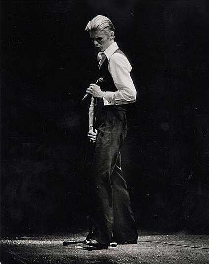 Photo of the Thin White Duke by Jean-Luc Ourlin