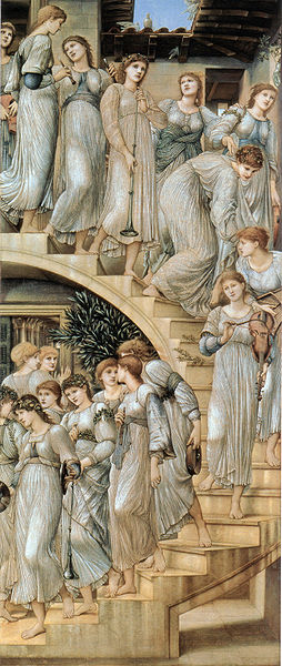 Up or down?  "The Golden Stairs" by Edward Burne-Jones