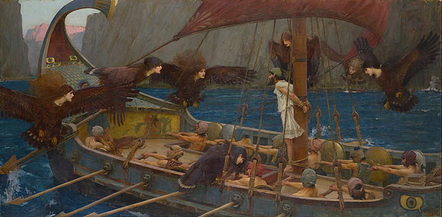 "Ulysses and the Sirens" by John William Waterhouse