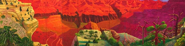 A grander canyon by Hockney