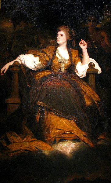 Mrs Siddons as the Tragic Muse by Joshua Reynolds